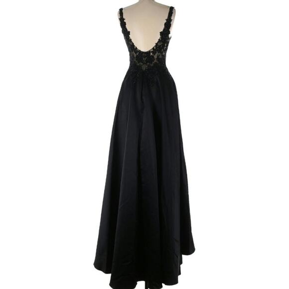 NWT Prom Girl Rated PG Black Gown Size 6 Dress - Picture 4 of 9